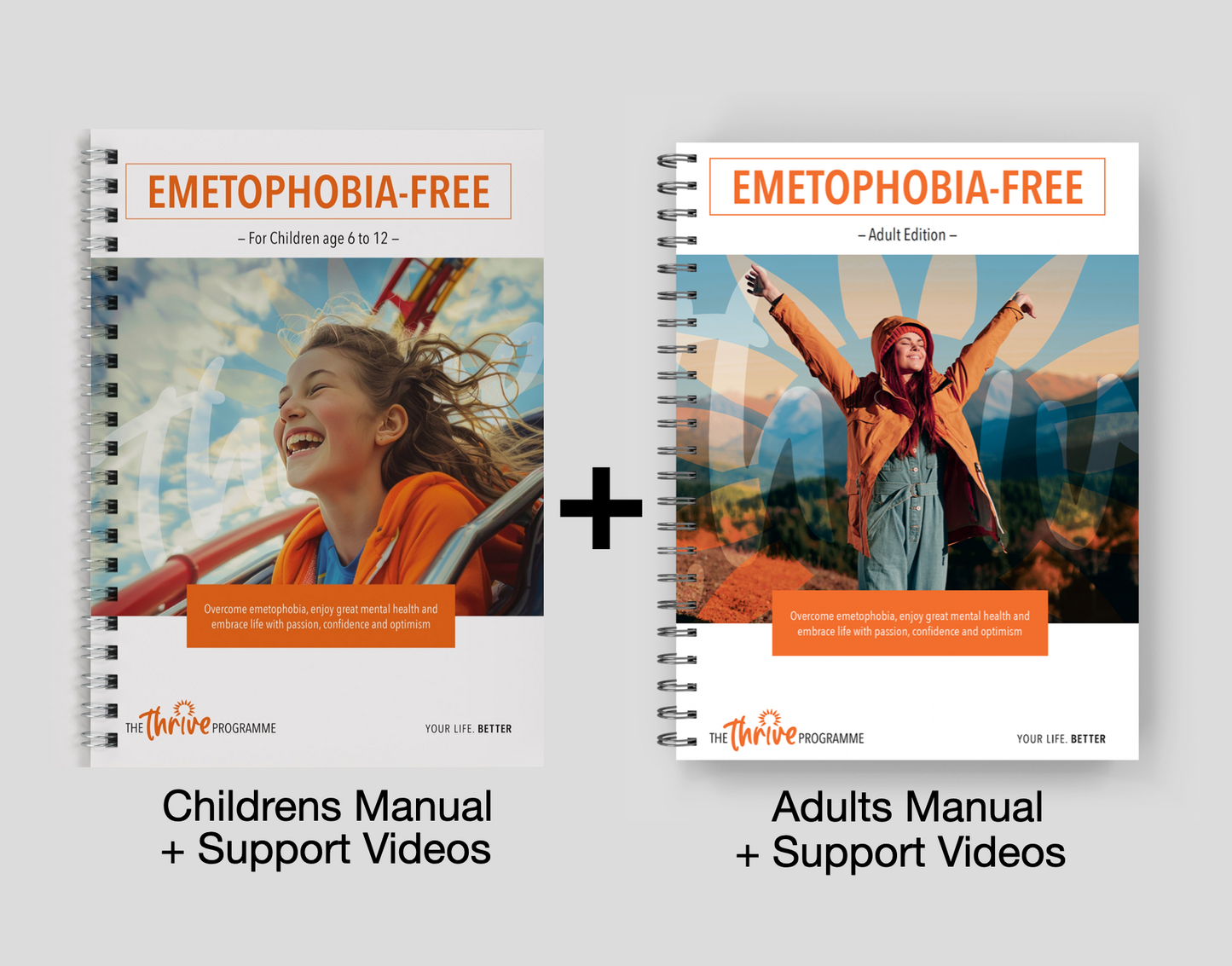 The Emetophobia-Free Programme for Children age 6-12 (Child + Adult Bundle)