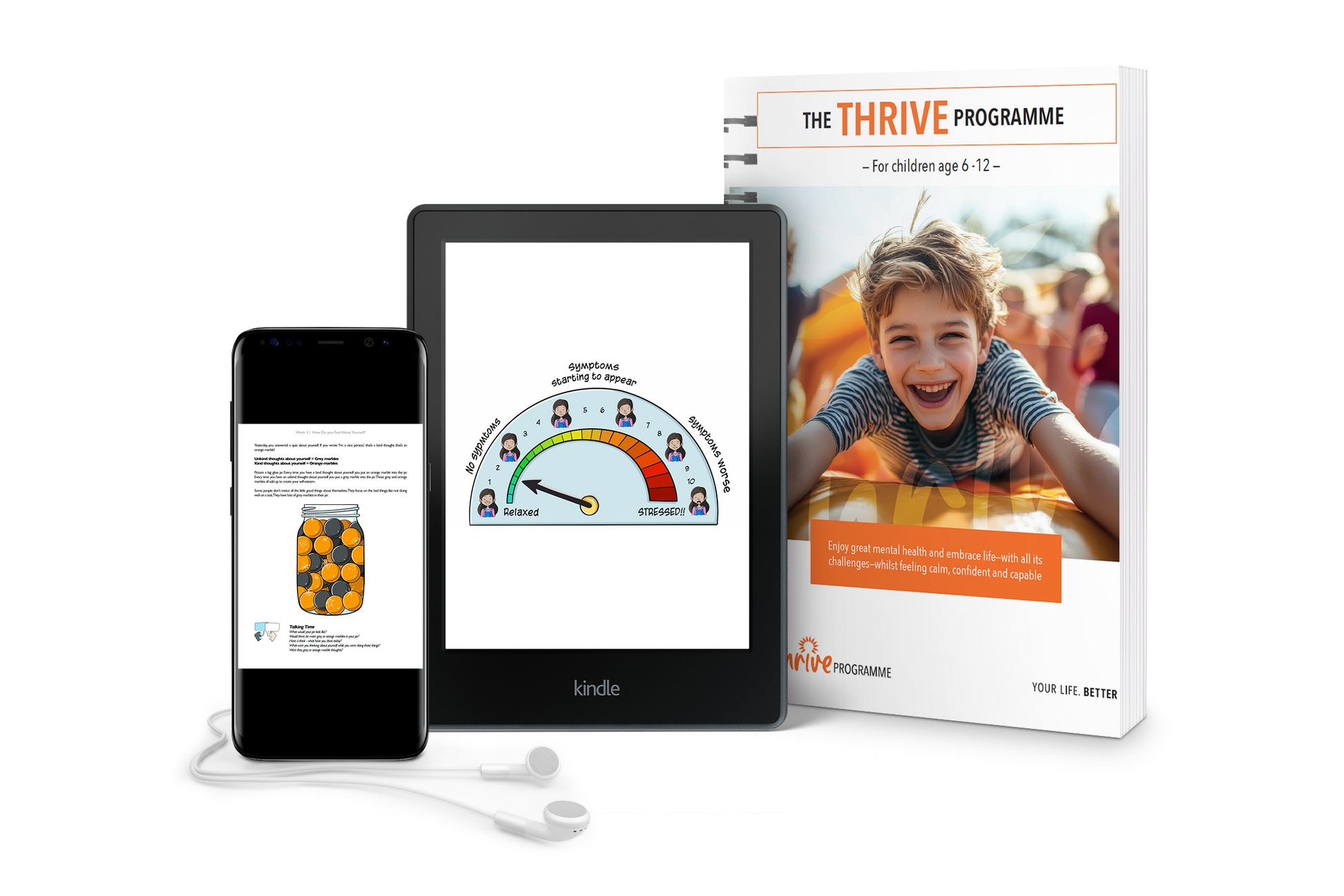 The Thrive Programme for Children is available as a paperback workbook for both child and adult
